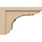 Ekena Millwork 7"W x 21"D x 14"H Classic Warren Rough Cedar Woodgrain TimberThane Corbel, Primed Tan CORUR07X21X14WARRCPR - alternate 6